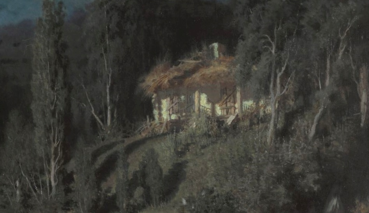 На этой картине жива только природа