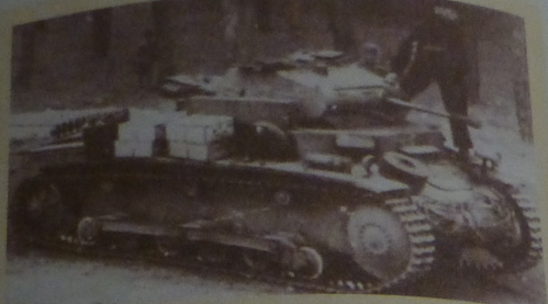 Танк Pz.Kpfw.II Ausf a1. 7-й танковой дивизии. Франция 1940 год.