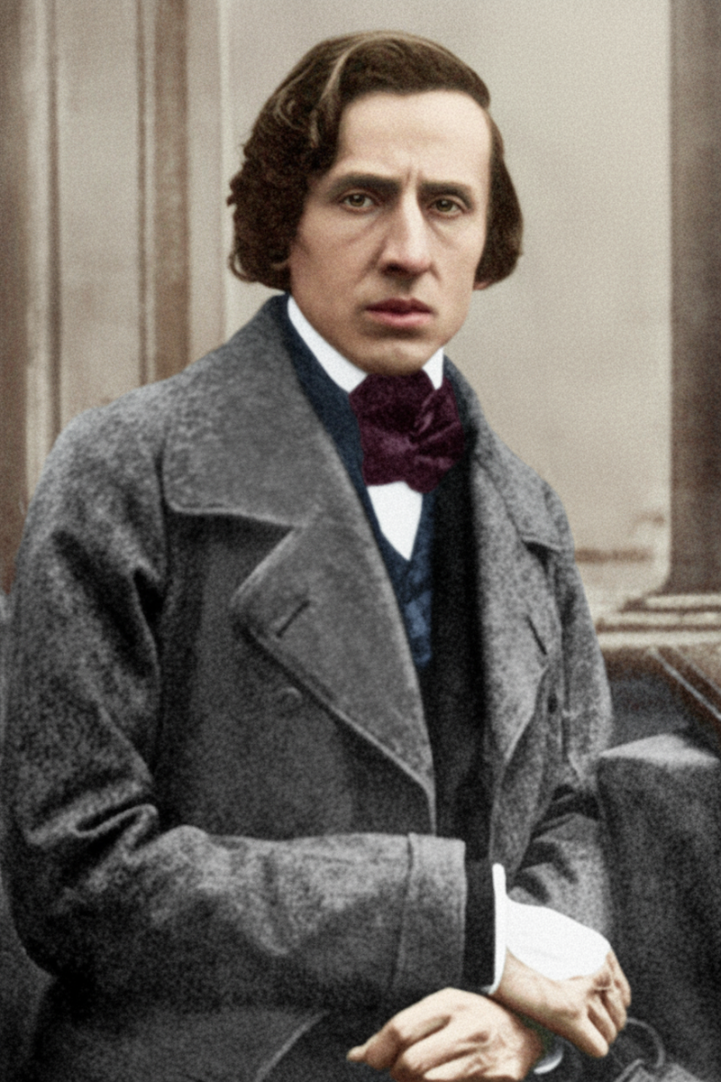 Фридерик Шопен незадолго до смерти в 1849 году