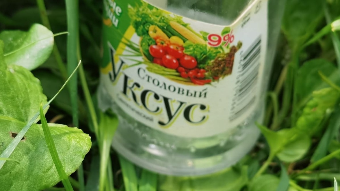 Тест с уксусом показывает щелочную реакцию почвы