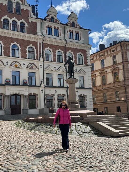 Автор в Выборге