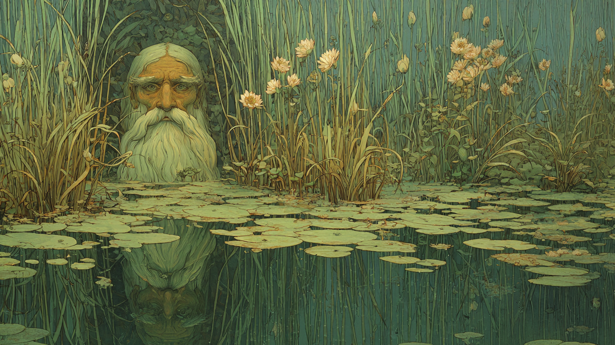 Мистическая встреча, где вместо страхов — уважение, вместо опасности — тихое волшебство. Лёгкий жест — и мир людей соединяется с миром духов.