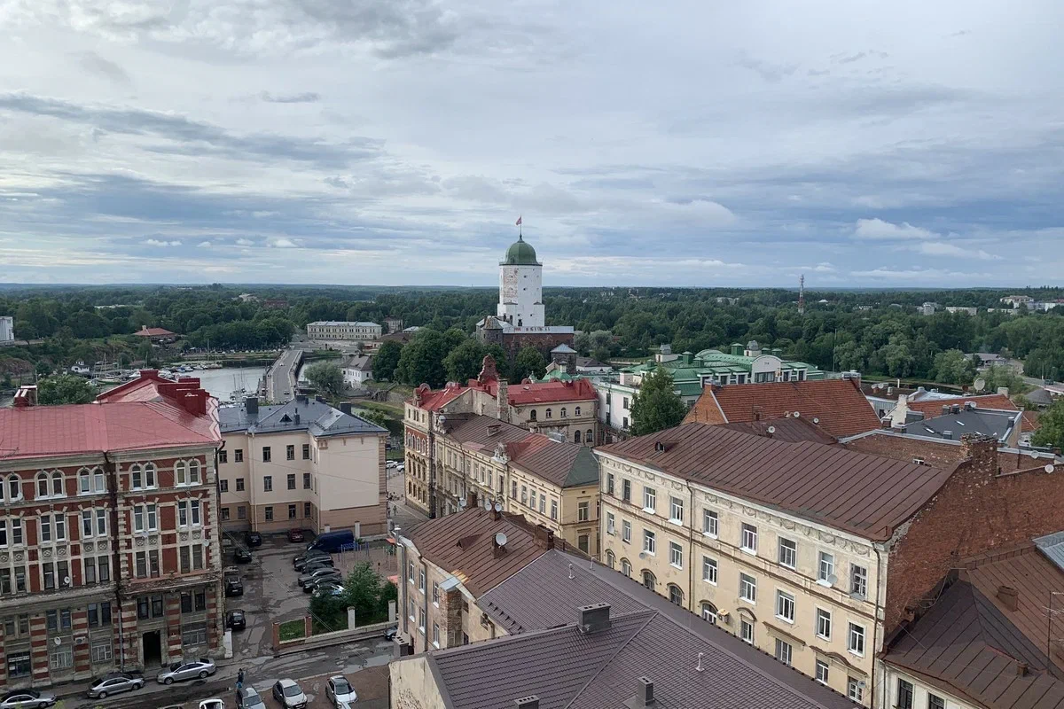 Панорамный вид на Выборг