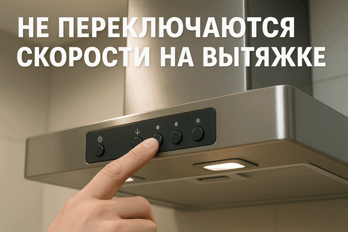    Не переключаются скорости на вытяжке — ремонт Михаил Юрьевич