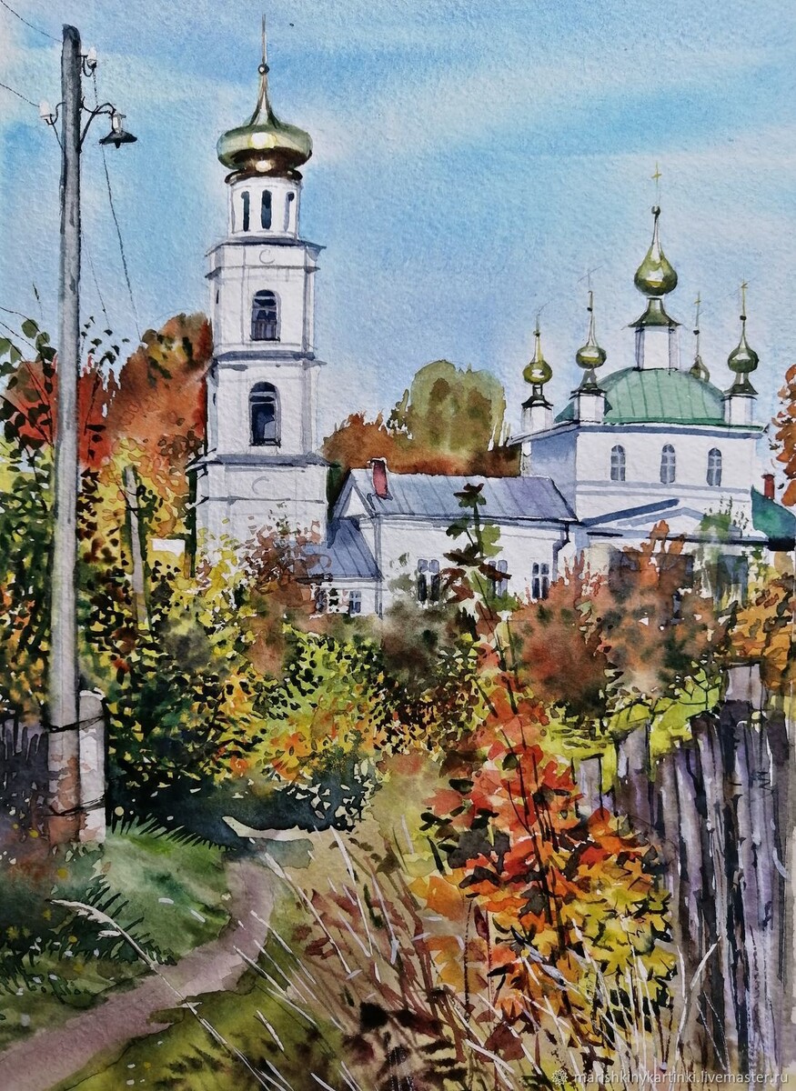 Марина Журавская, "Осень в селе Мельничное"