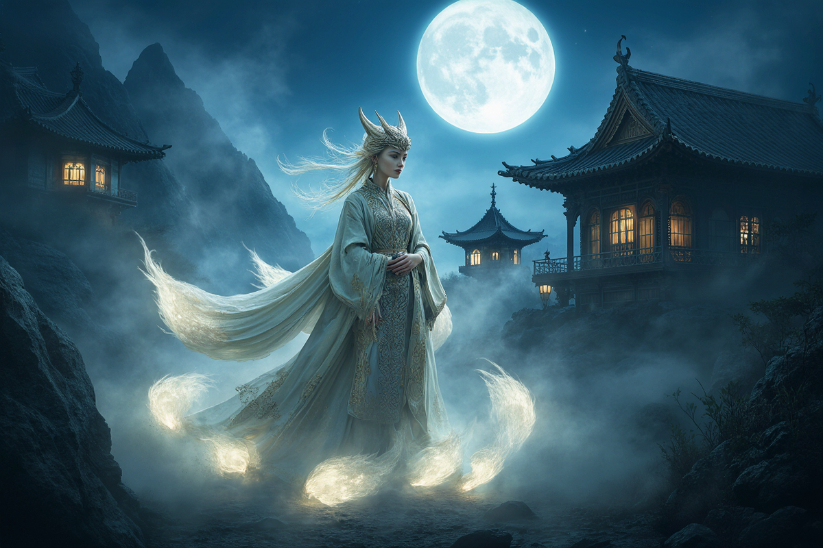 Хули-цзин - девятихвостая лиса-оборотень