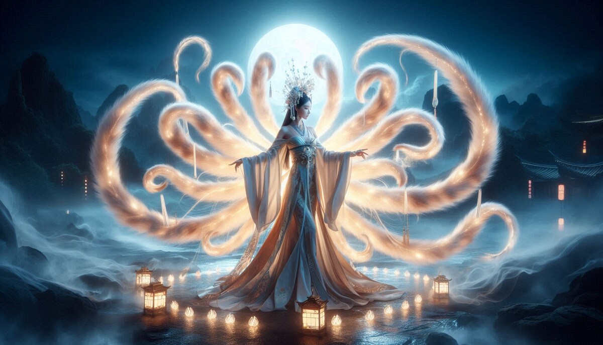 Хули-цзин - девятихвостая лиса-оборотень