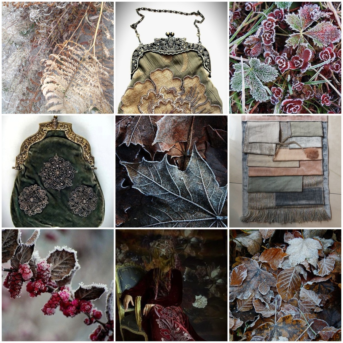 1. Оттенки ноября. Иллюстрации из открытых источников, коллажи авторские.