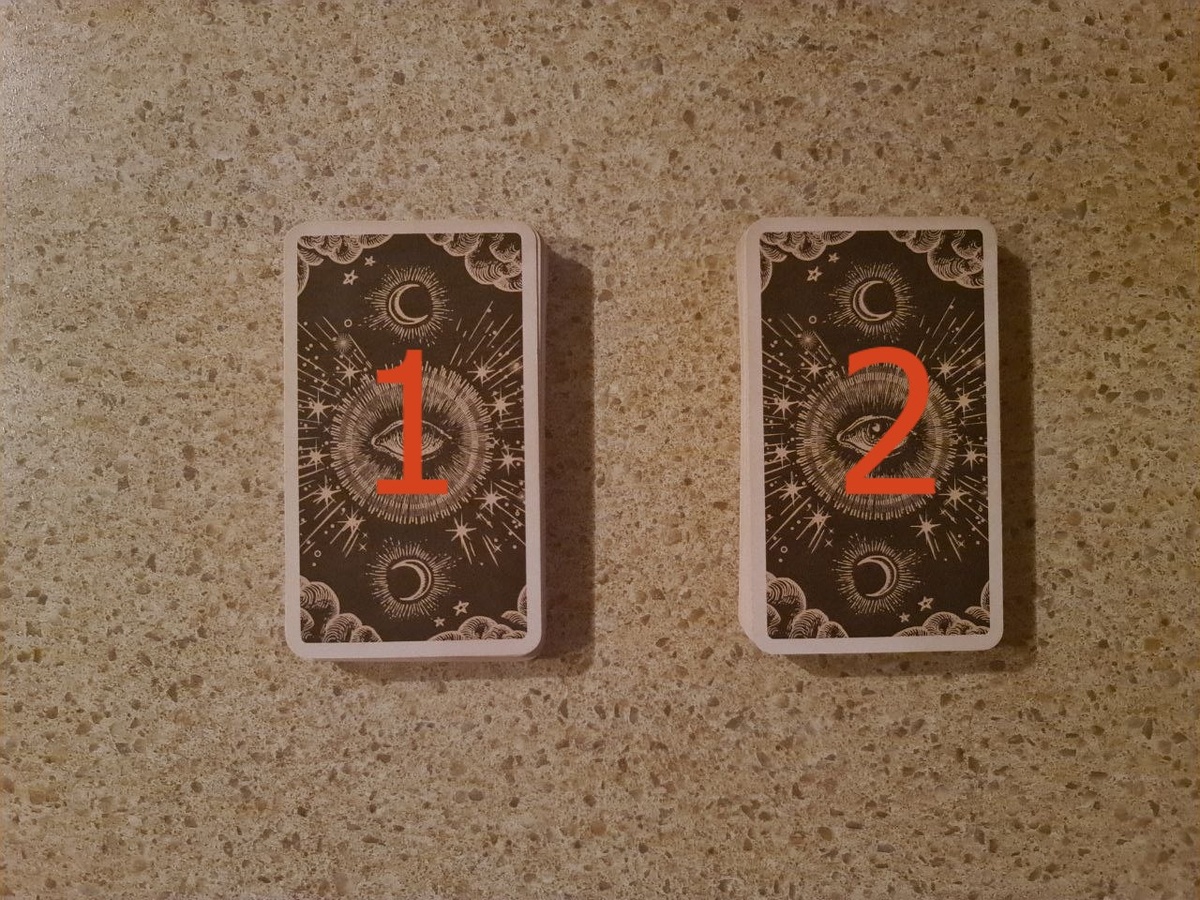 Позиции расклада. Фото автора