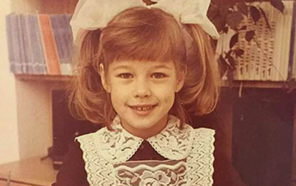 Катерина Шпица в детстве