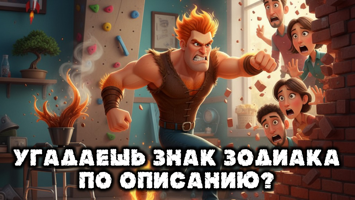 Угадаешь Знак Зодиака По Описанию? "Пробивает стены лбом"