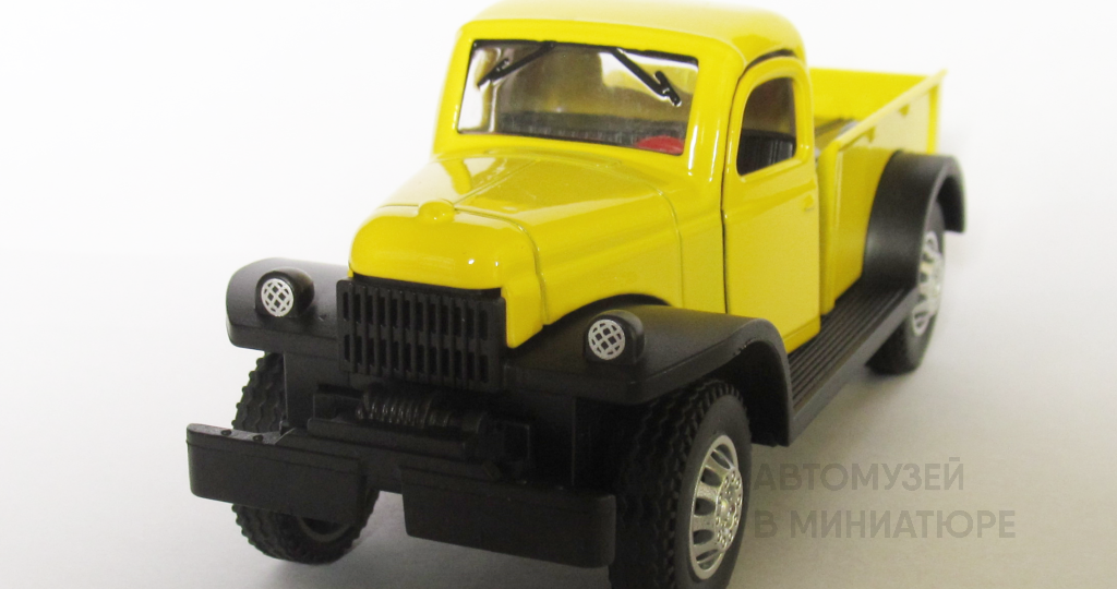 Dodge Power Wagon и унифицированные колёса (неизвестный производитель, 1:43)