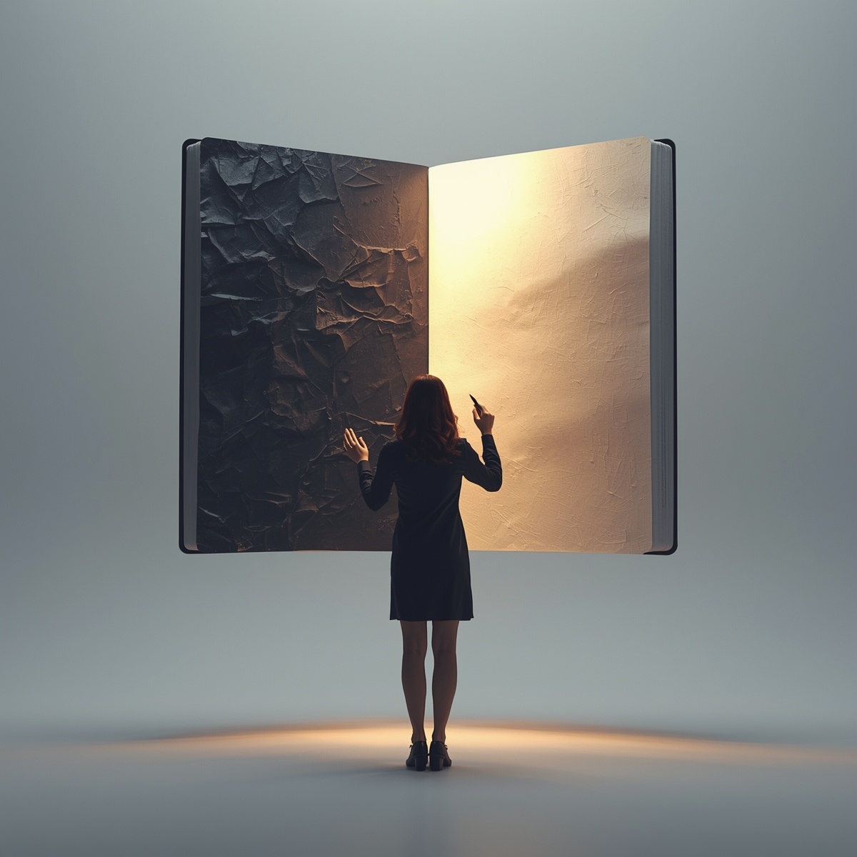 От Жертвы к Автору. Изображение сгенерировано ИИ