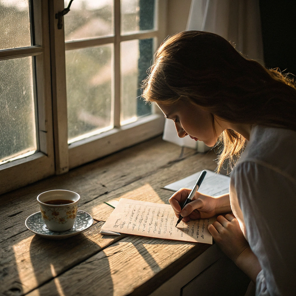 Момент письма. Изображение сгенерировано ИИ