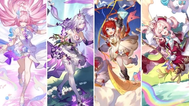    Состав баннеров патча и первой половины 3.7 ХСР: Кирена, Кастория, Трибби и Гиацина