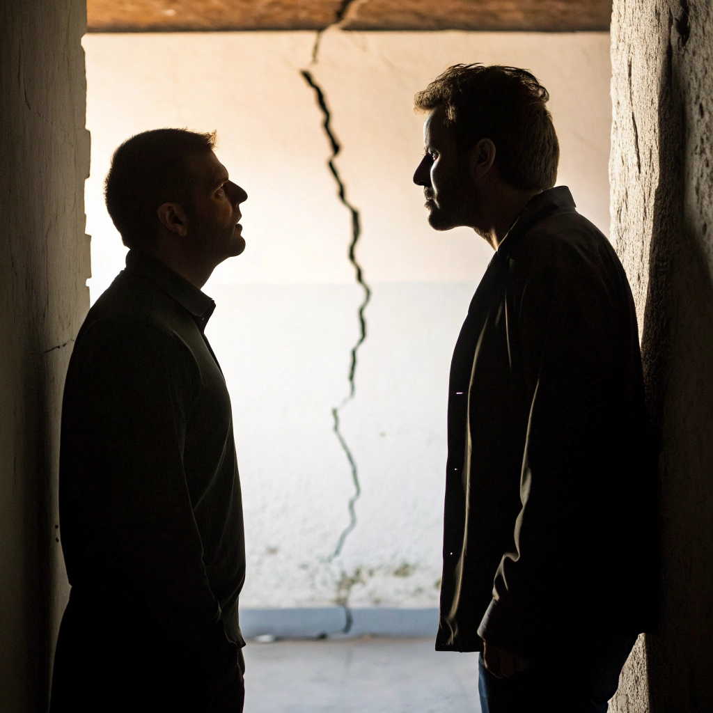 Каин и Авель — метафора зависти и внутреннего конфликта. Изображение сгенерировано ИИ