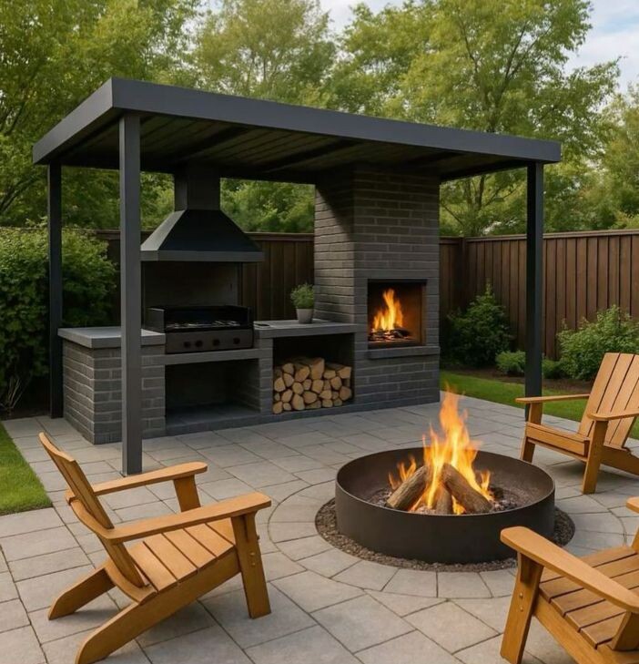 Барбекю, мангалы, кострища