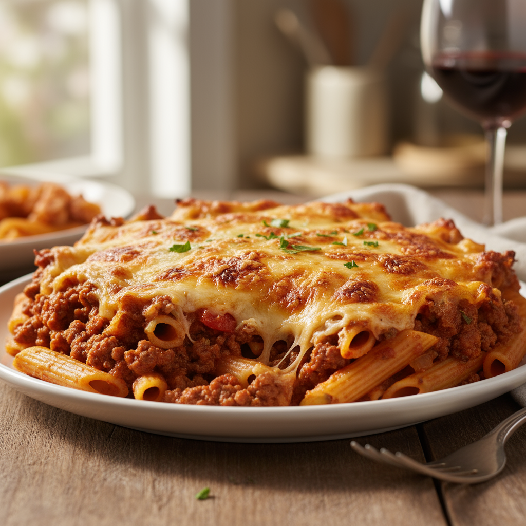 Макаронная запеканка