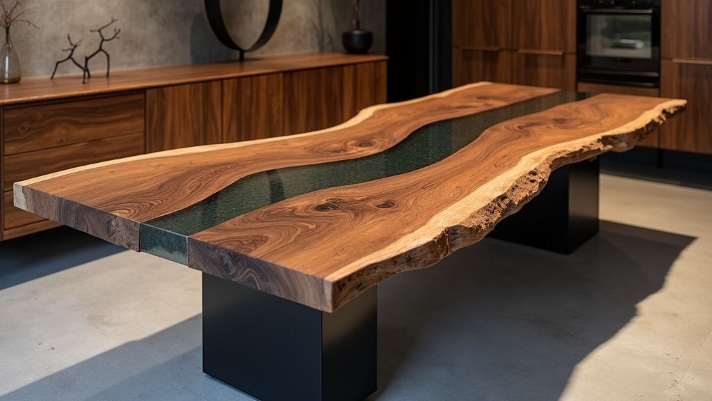    Ищете уникальный стол из слэба американского ореха? Откройте для себя премиальный дизайн, качество и экологичность для вашего интерьера! admin