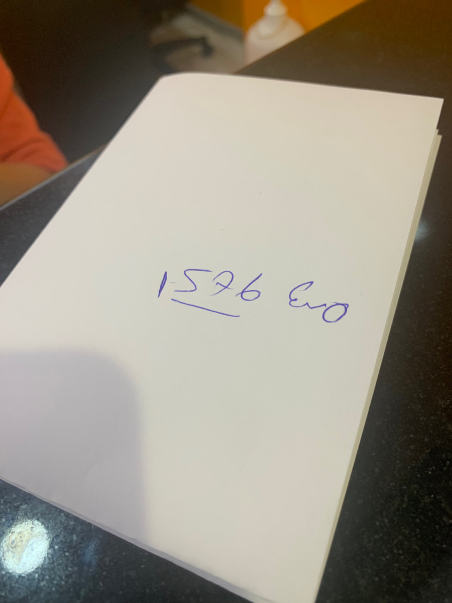 более 1500 евро на человека до Санкт-Петербурга