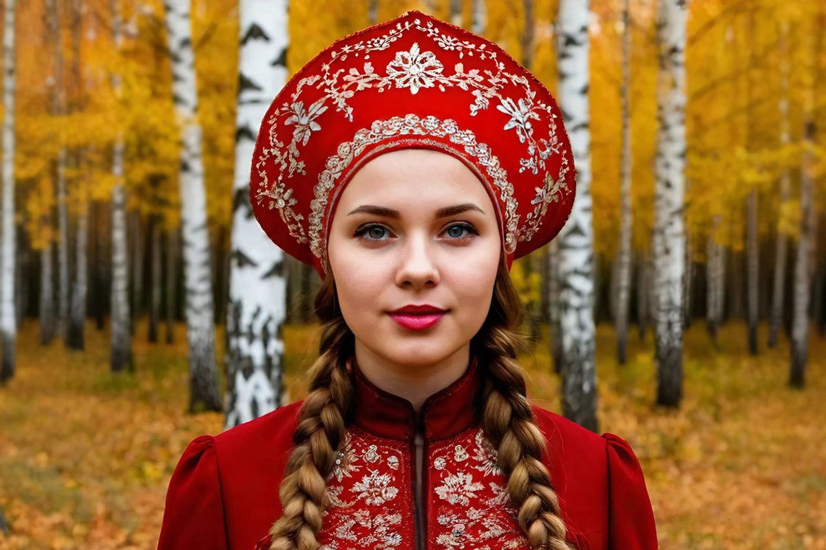 Кокошники снова в тренде.  Фото: Изображение сгенерировано с помощью ИИ / Маргарита Неклюдова