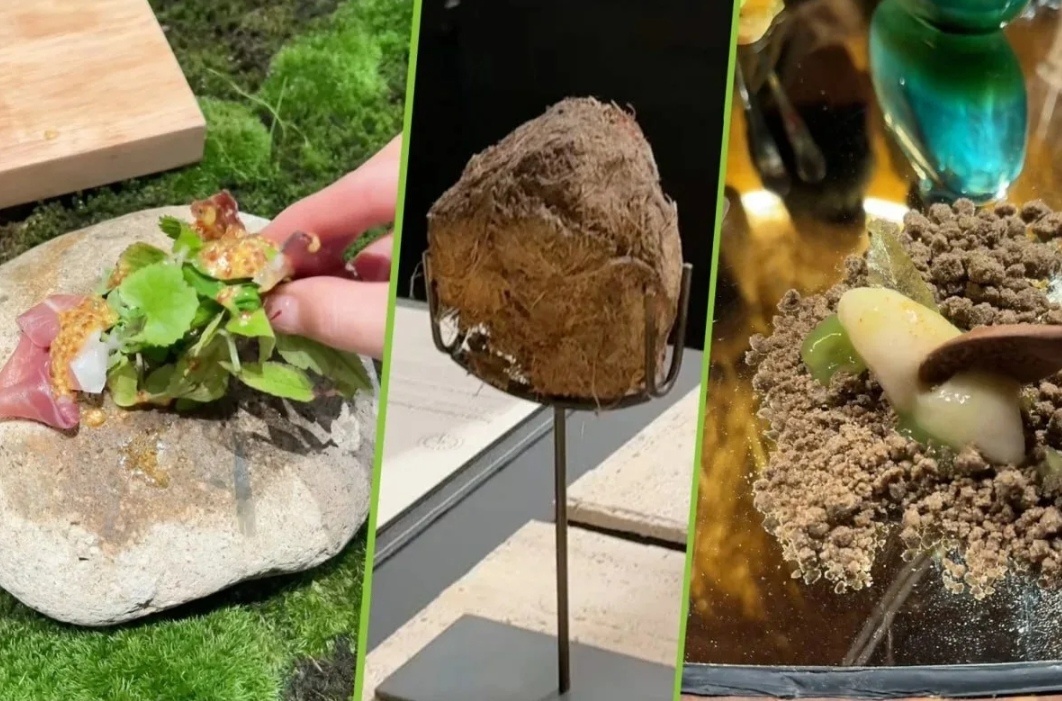 Сет из ресторана.фото находится в открытом доступе 