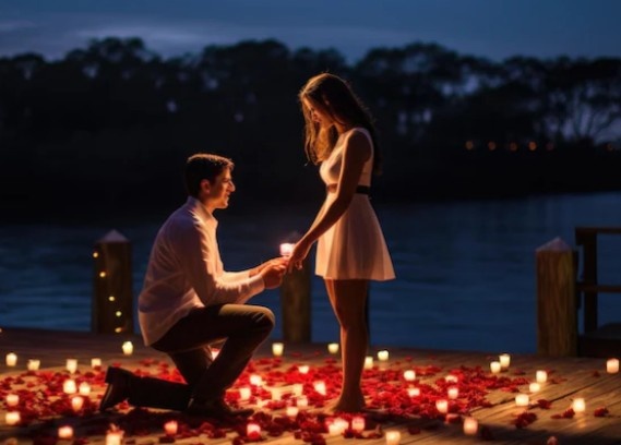 Романтическое свидание.