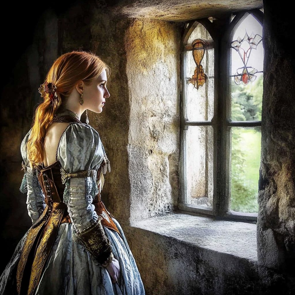 Гертруда в замке)