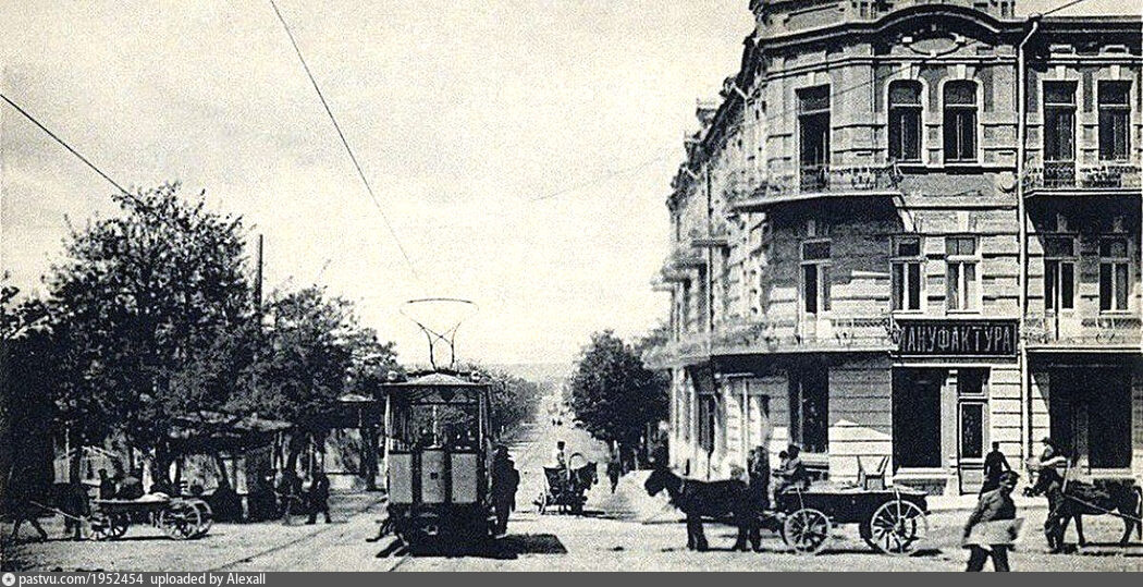 Пятигорский трамвай в 1920 году. Фото с сайта pastvu.com