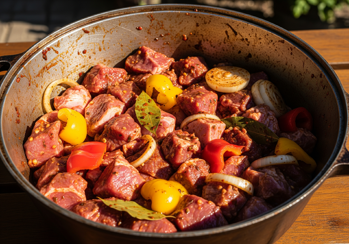 Подготовьте мясо