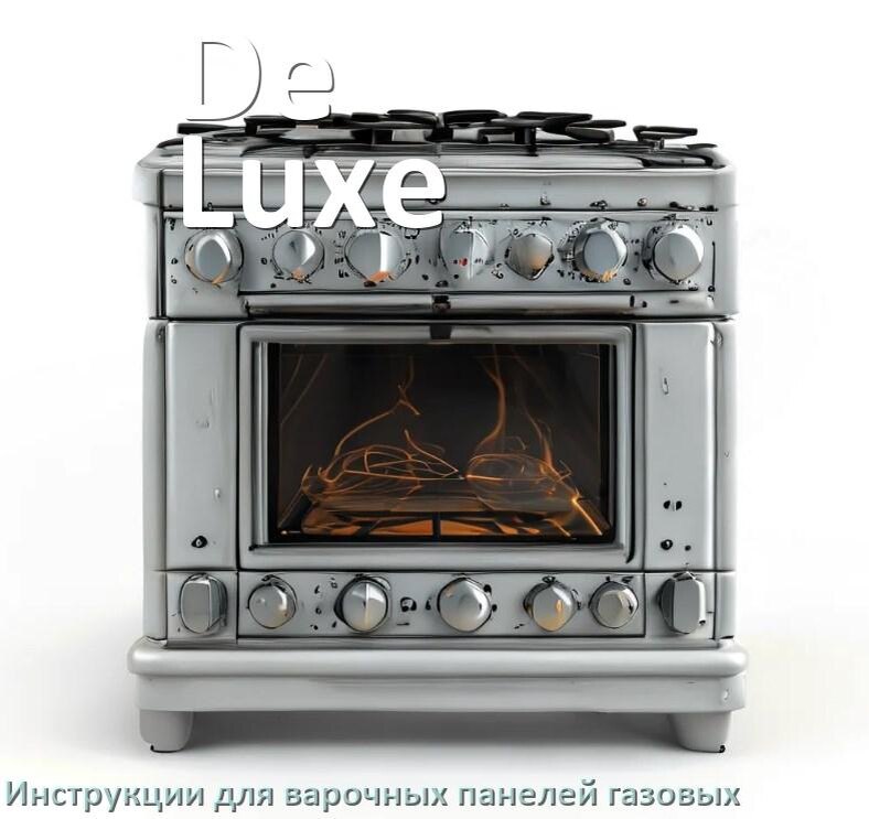
Газовая варочная панель De Luxe инструкция по эксплуатации и применению