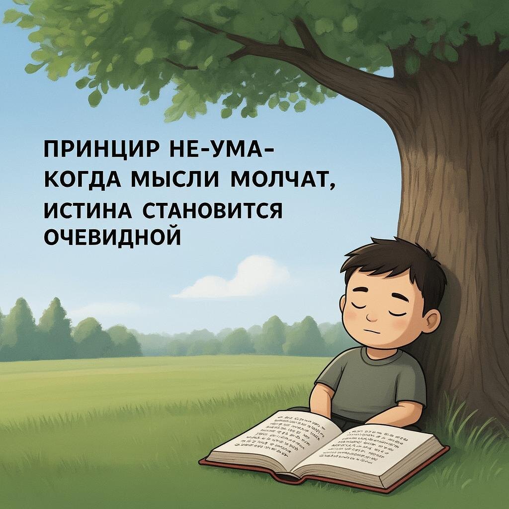 Когда мысли молчат истина становится очевидной