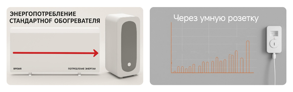 Умная розетка не производит энергию, но она исключает ее бесполезную трату.