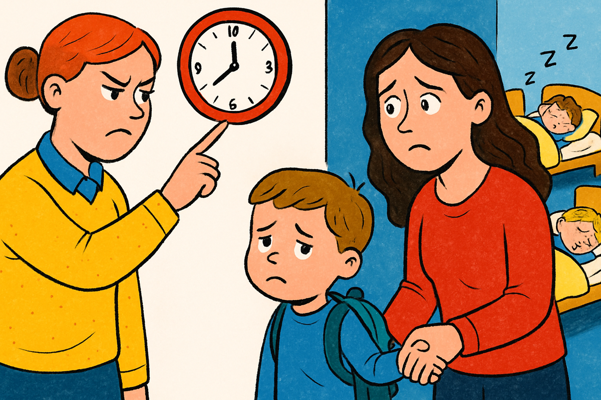 Ребенка выгоняют из детского сада в обед. Причина? Он не спит в тихий час. Воспитатель: "Забирайте до сна!" Это законно?