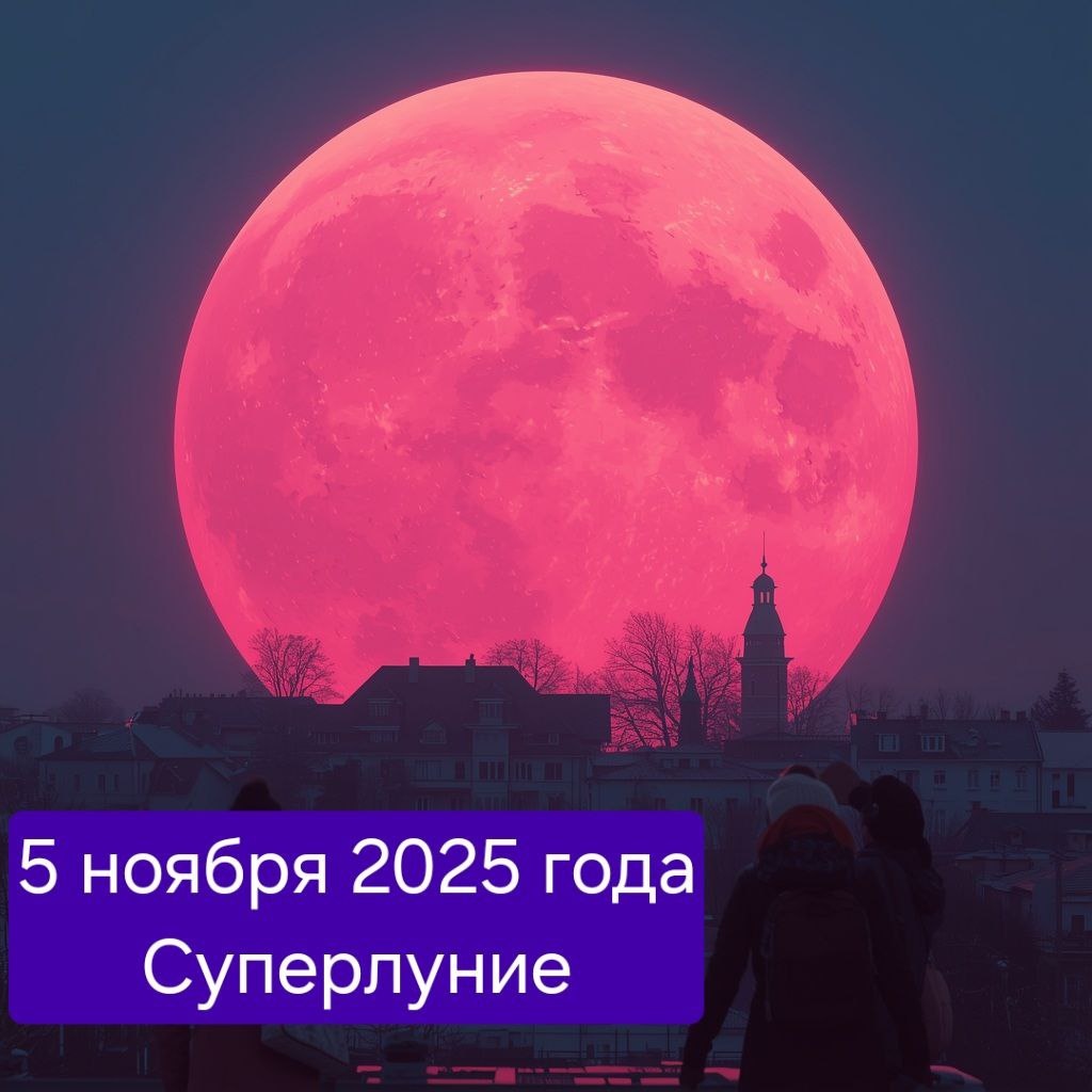 5 ноября 2025 года Суперлуние