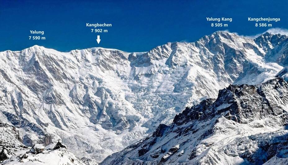    Лавина обрушилась на горе Ялунг Ри на экспедицию из 15 человек. Фото: Соцсети