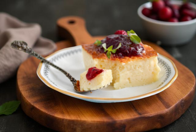 Описание: Воздушная и очень вкусная творожная запеканка, которая буквально тает во рту. Идеально подойдет для завтрака или полдника.