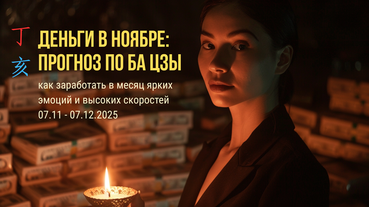 БаЦзы прогноз по теме денег на ноябрь 2025