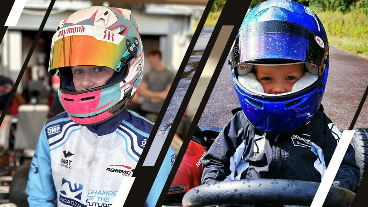    Элла Хаккинен и Робин Райкконен. соцсети