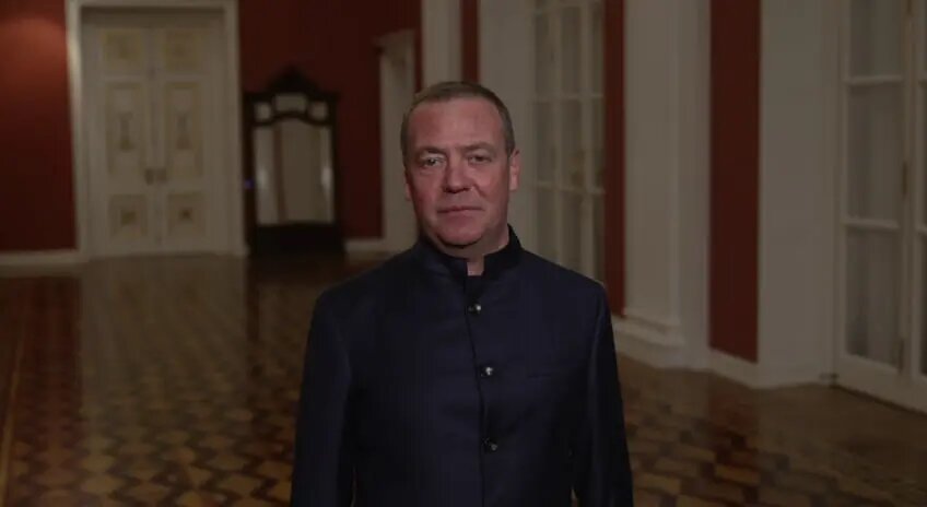    Дмитрий Медведев. Фото: кадр видео из Telegram-канала Дмитрия Медведева