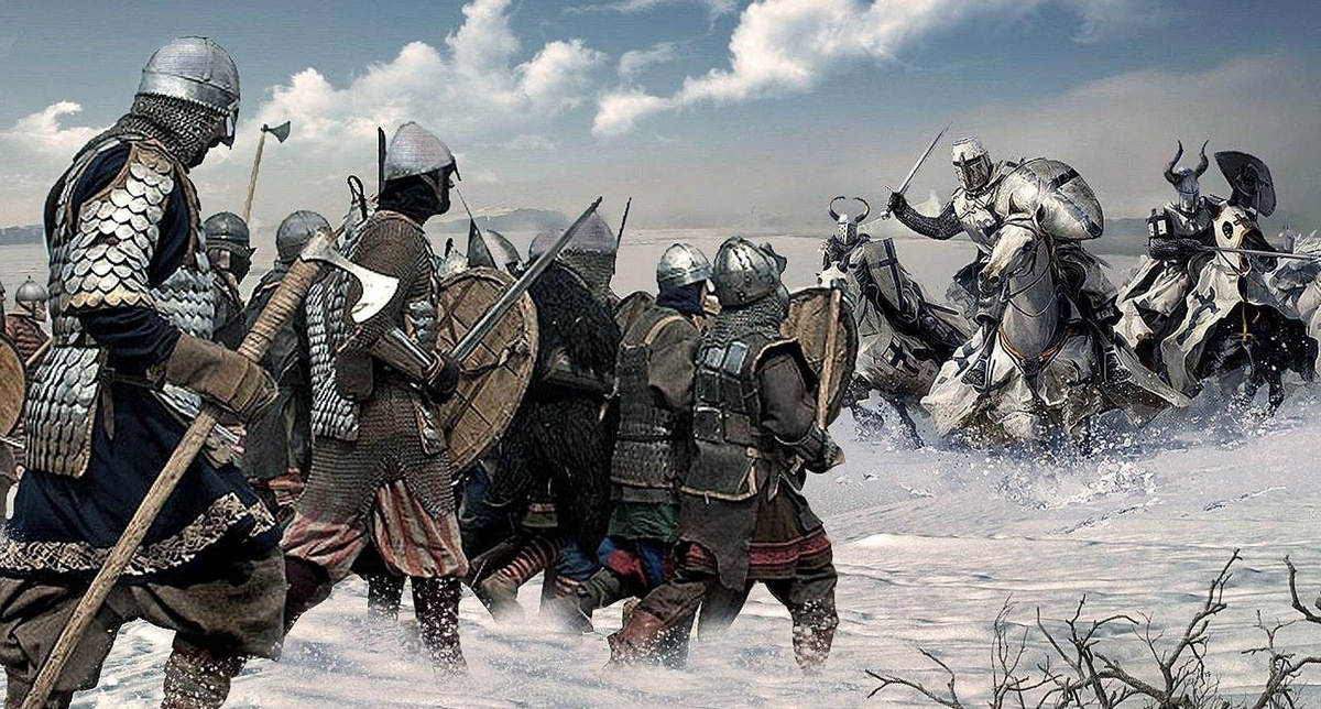 Битва на Чудском озере. (изображение из открытых источников)