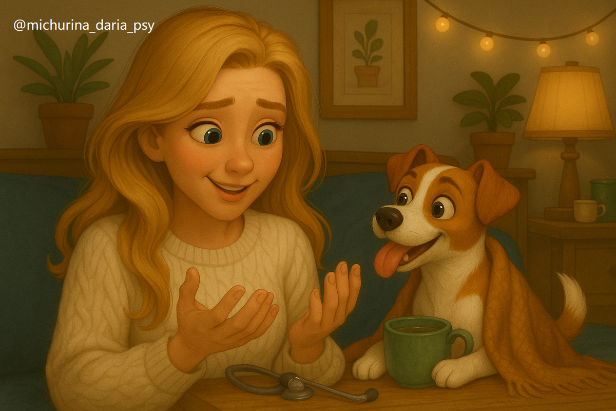 Когда тревога сильная, кровь отливает от периферии к сердцу -
отсюда покалывания и онемение в пальцах.