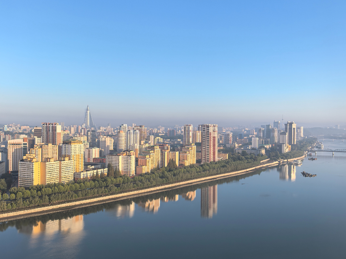 Вид из окна гостиницы.