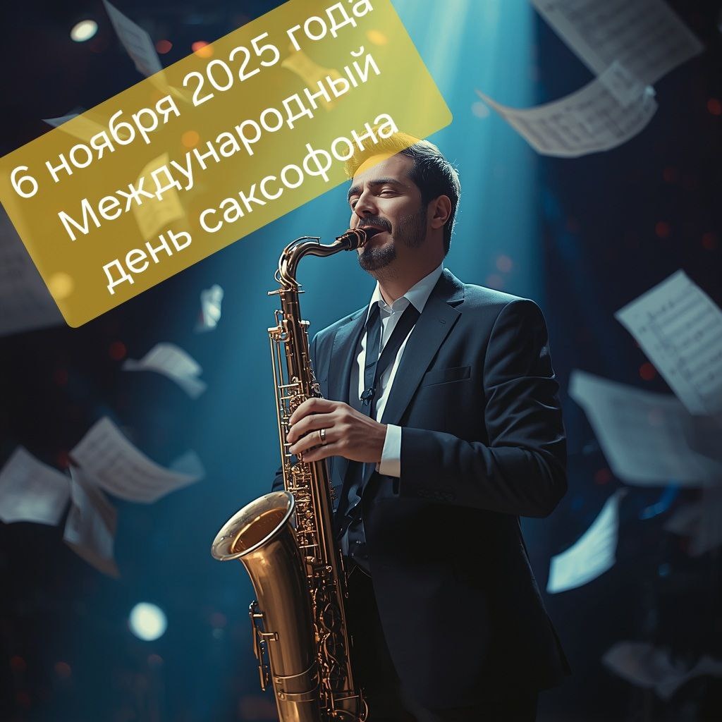 6 ноября 2025 года
Международный день саксофона