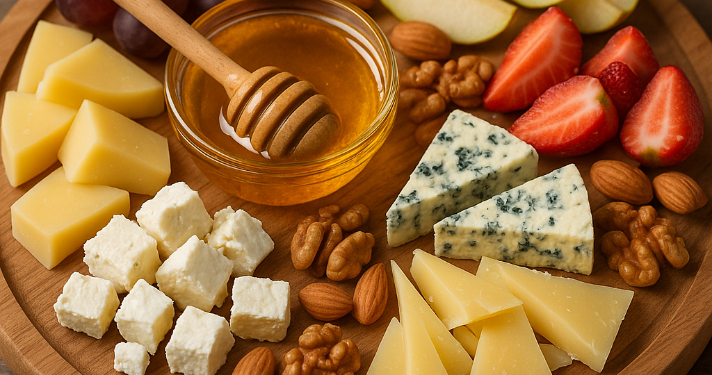 Правила составления сырной тарелки с медом