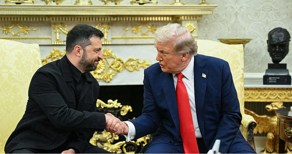 Трамп и Зеленский в Вашингтоне