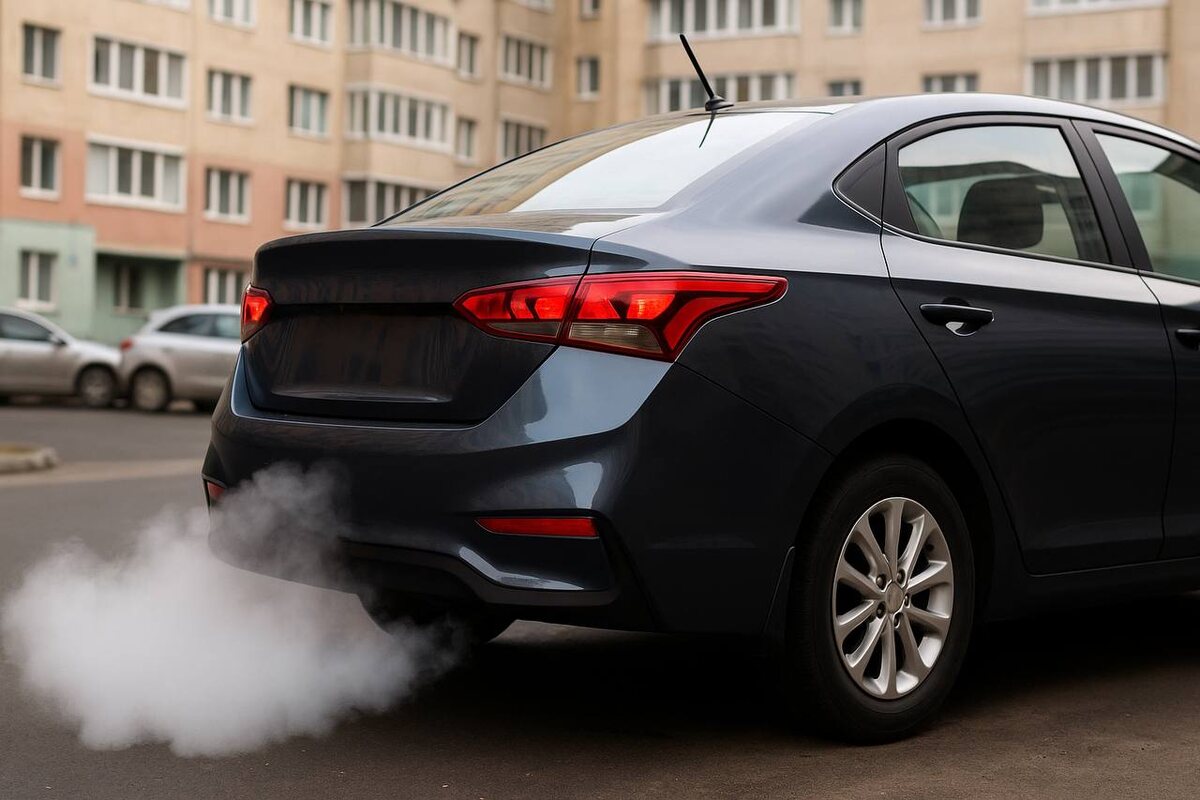 Россиян будут штрафовать на сумму до 3 тысяч рублей за длительный прогрев двигателя во дворах