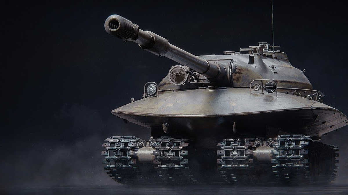 3D-визуализация тяжелого танка «Объект 279». Изображение в свободном доступе.