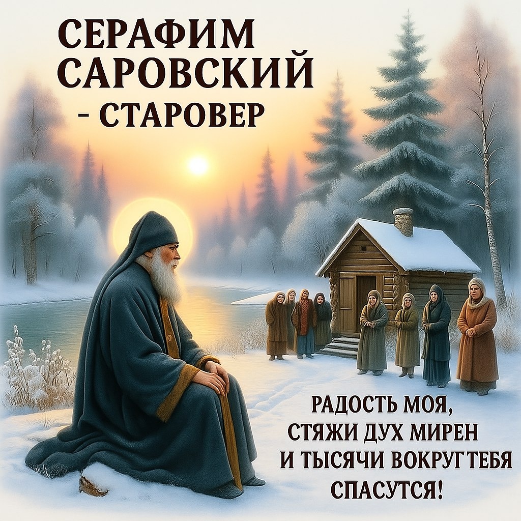 Обложка нашей песни "Серафим Саровский - Старовер"