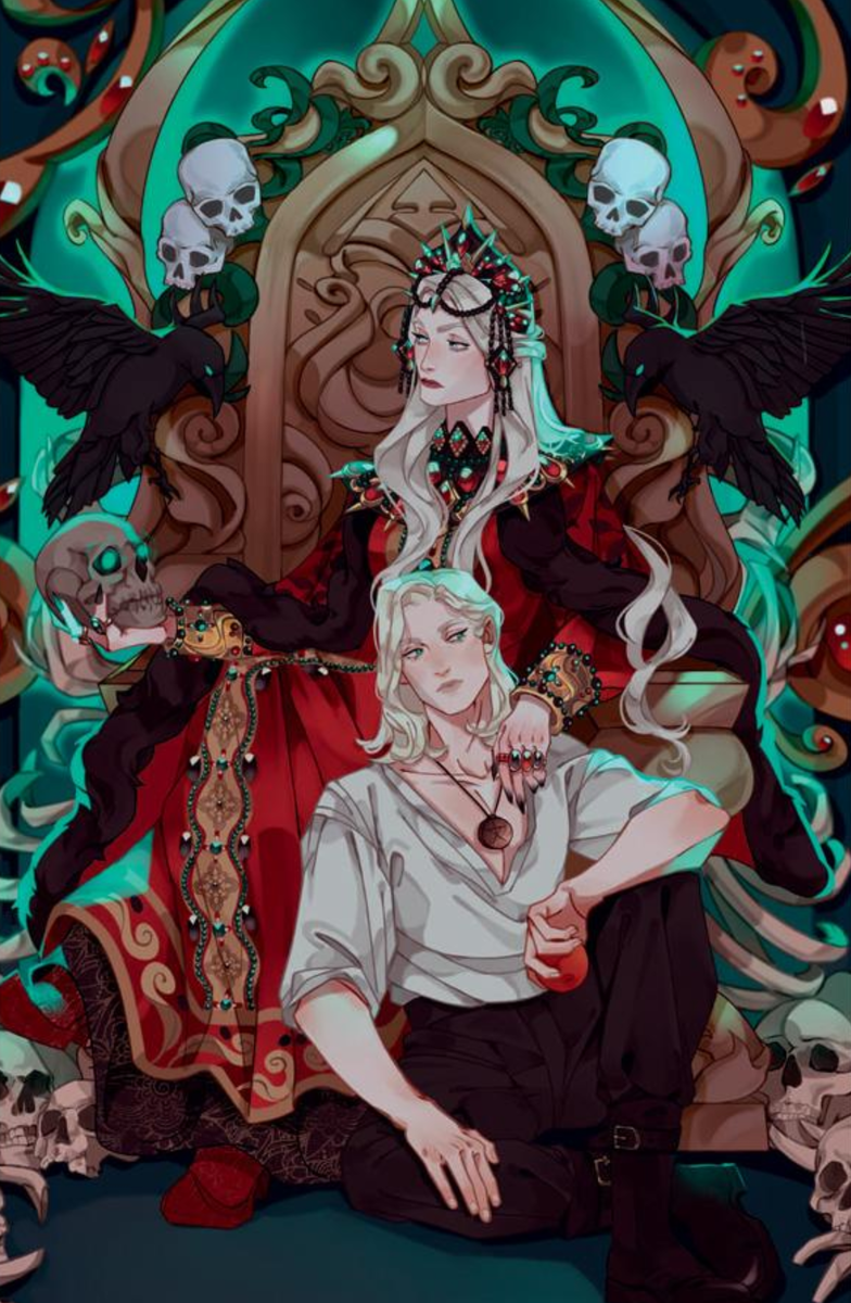 Арт из книги "Избушка на костях", Ксения Власова